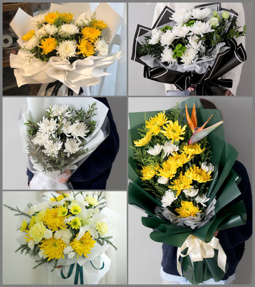 上海浦东新区北蔡镇一六村白事花束代送